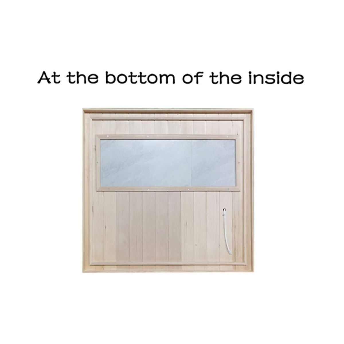 Ivara Luxury 2-Person Hemlock Wood FAR Infrared Sauna Room W/ Glass Door (SAK81525)