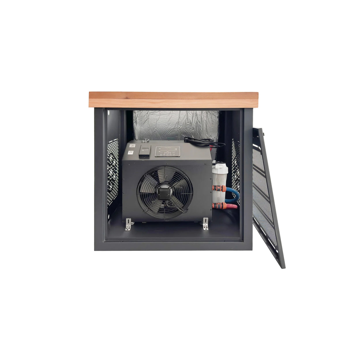 Stainless Steel Plunge Pool Ice Bath With Integrated Chiller